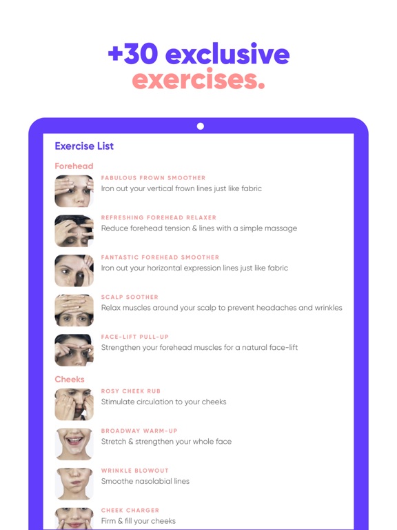 Screenshot #6 pour Face Exercises