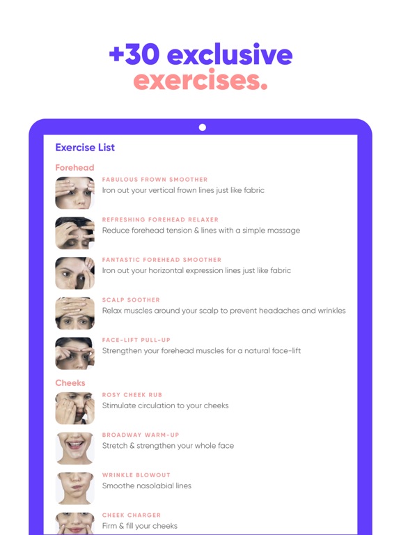 Face Exercisesのおすすめ画像3