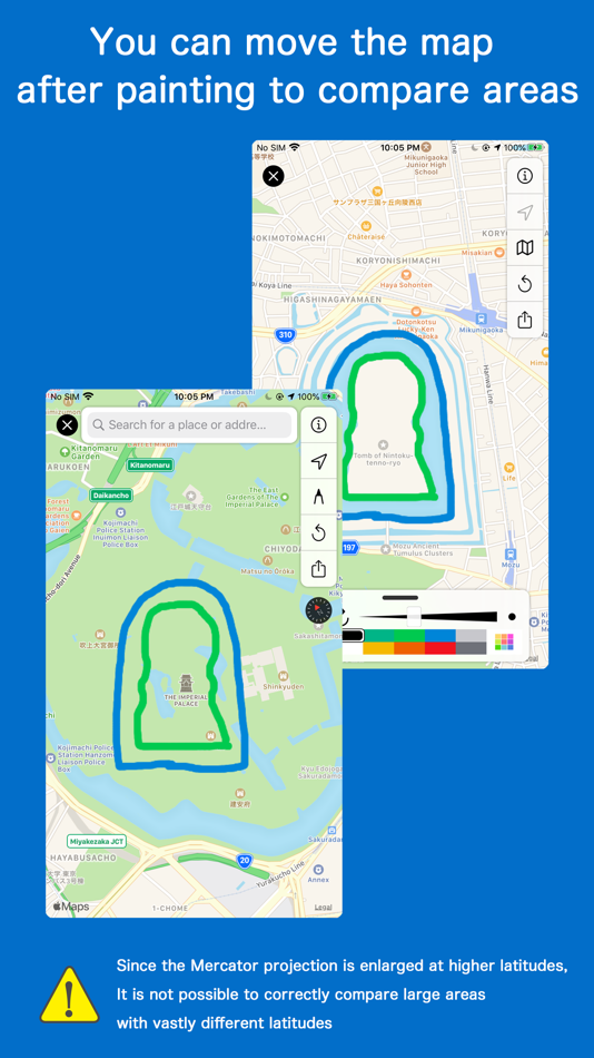 #3. Map Paint (iOS) 由: Kouichi INAFUKU