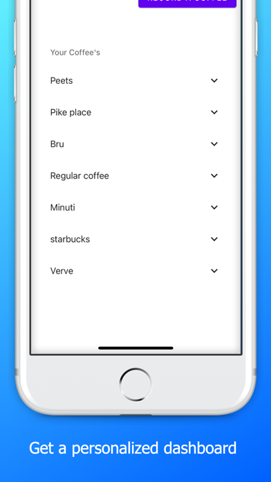 Coffee-Tracker Screenshot