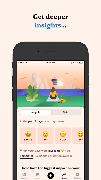 Tangerine: Self-care & Goals