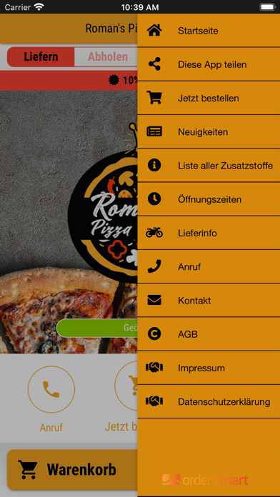 Roman's Pizza Express Screenshot