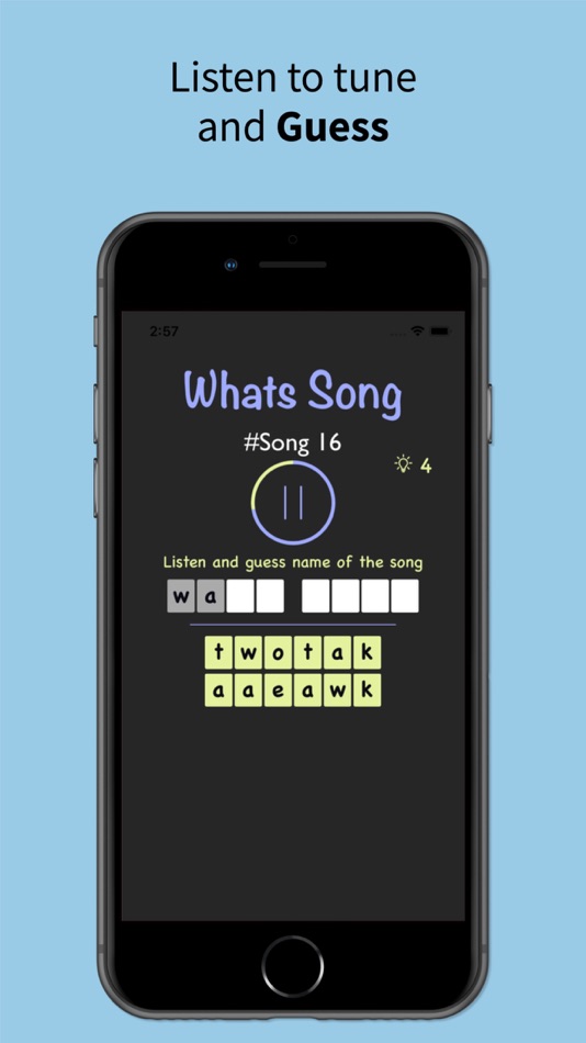 #2. Whats Song -wacky music trivia (iOS) Με: Luan Tran Minh