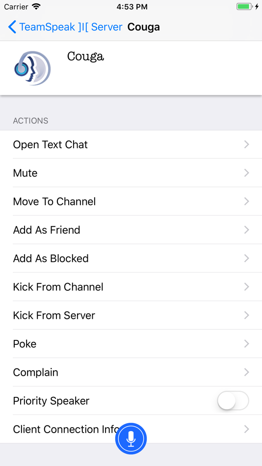 #3. TeamSpeak 3 (iOS) 由: TeamSpeak Systems Inc