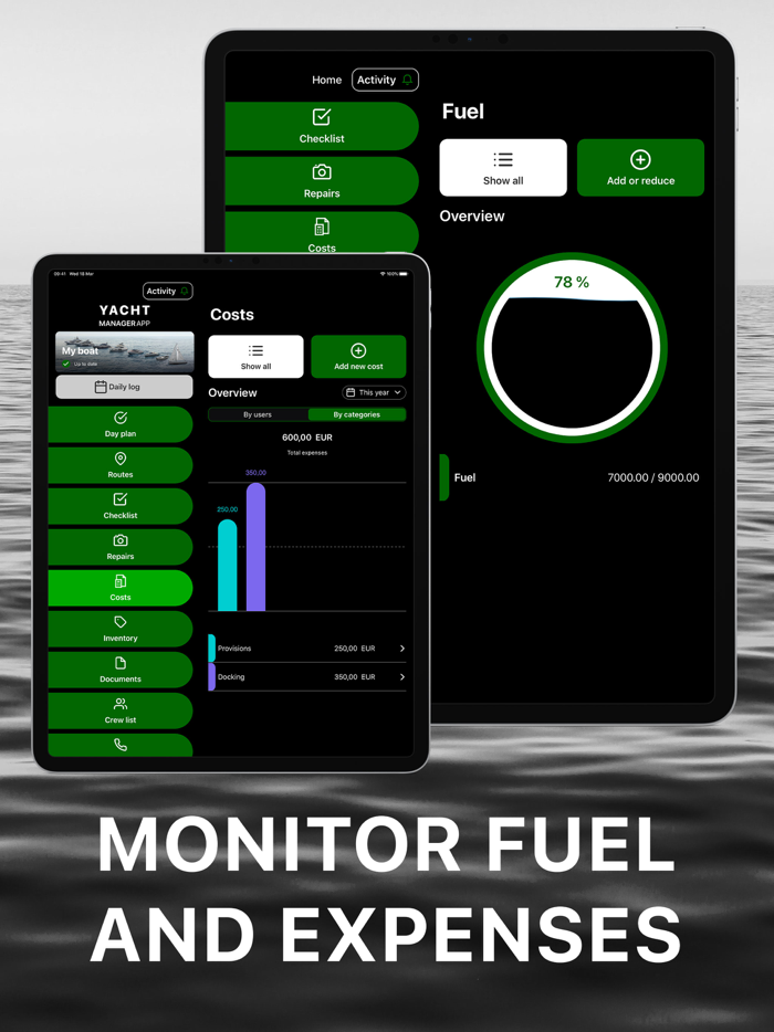 Yacht Manager App