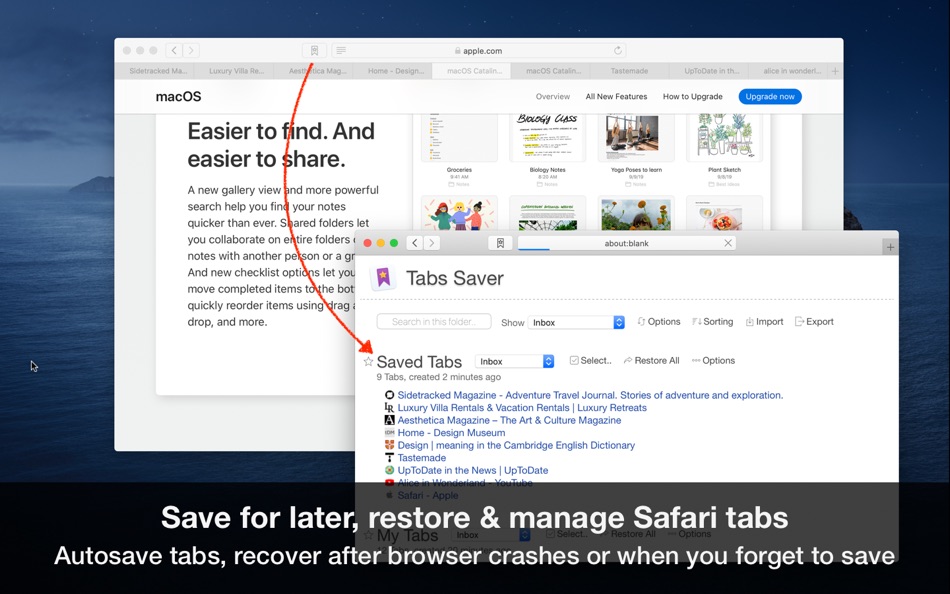 Tabs Saver for Safari - 3.7.0 - (macOS)