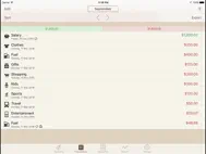 Spending Tracker ipad bilder 1
