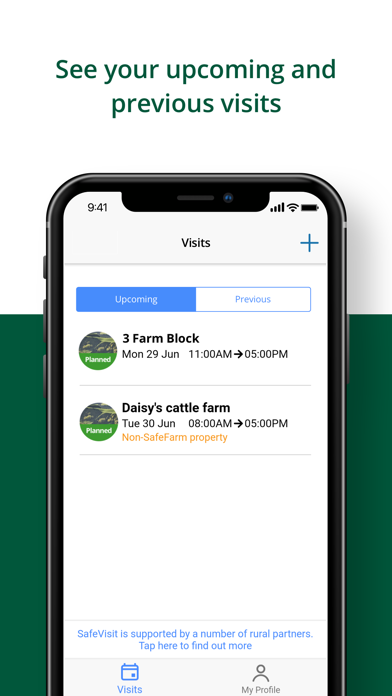 SafeVisit Screenshot