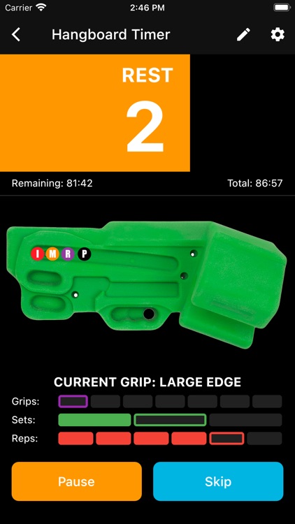 Rock Prodigy Hangboard Trainer screenshot-4