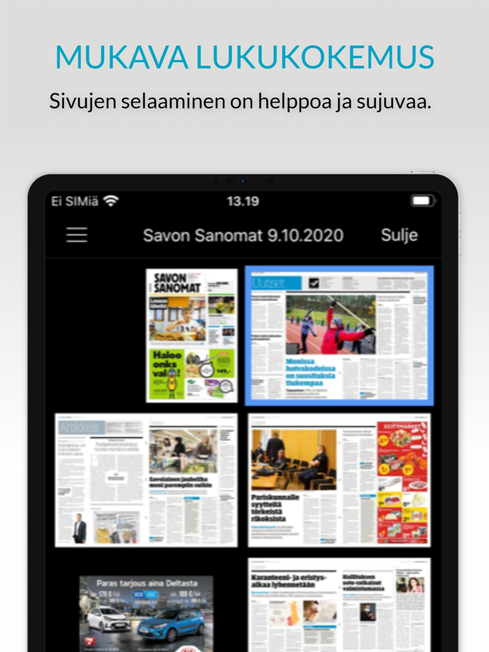 Savon Sanomat päivän lehti