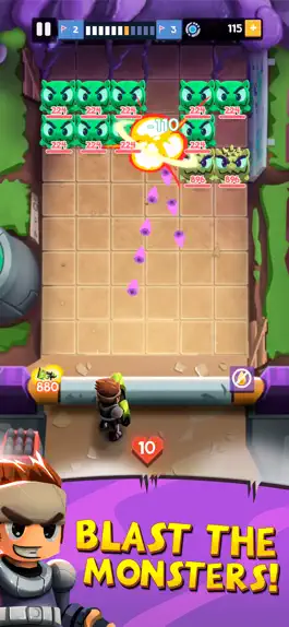 Game screenshot Gun Blast: Bricks Breaker mod apk