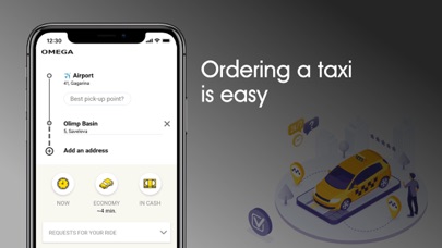 Omega: taxi service Screenshot