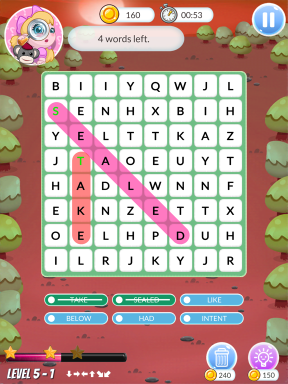 Screenshot #1 for Word search find hidden words