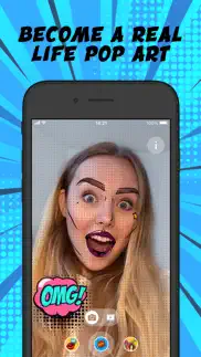 pop art face filters iphone screenshot 1