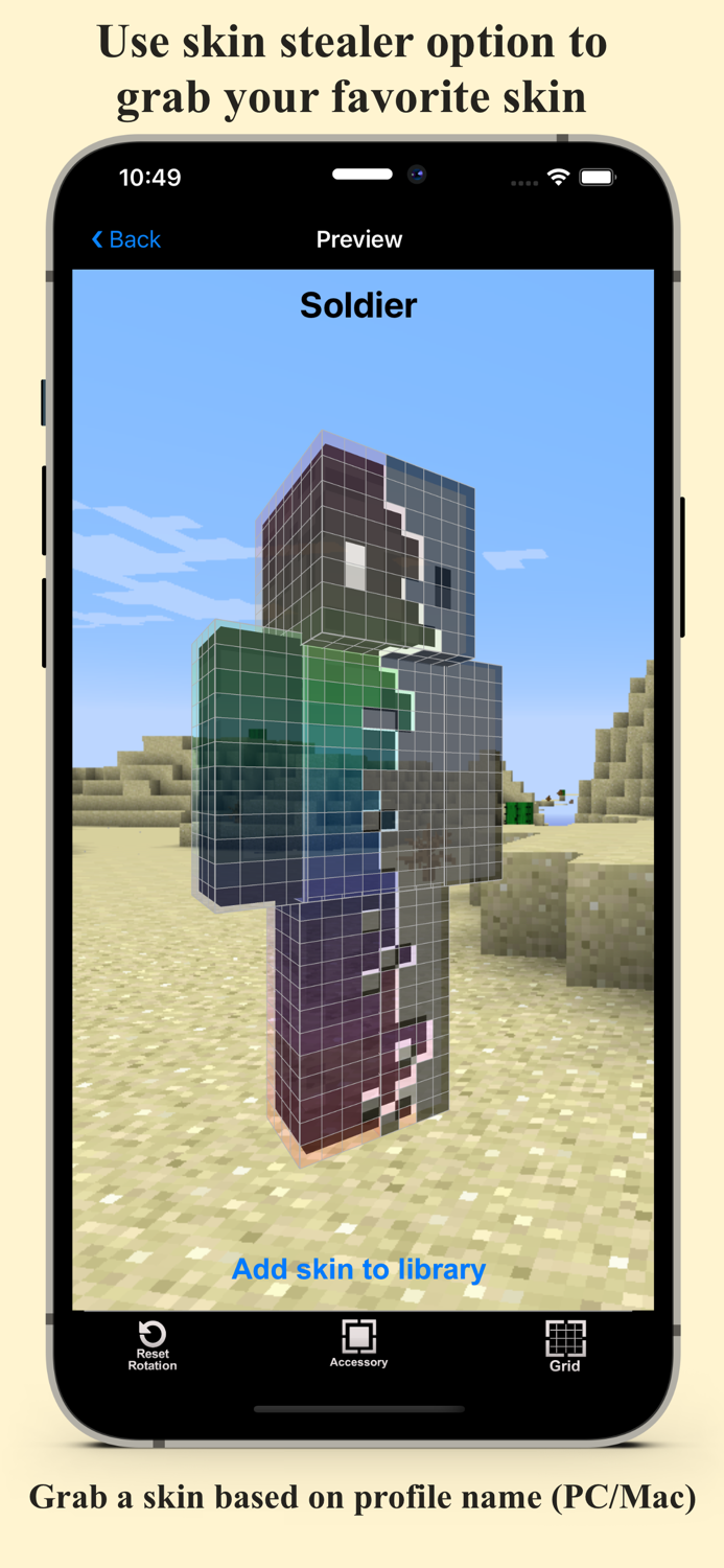 Skin Designer 3D for Minecraft