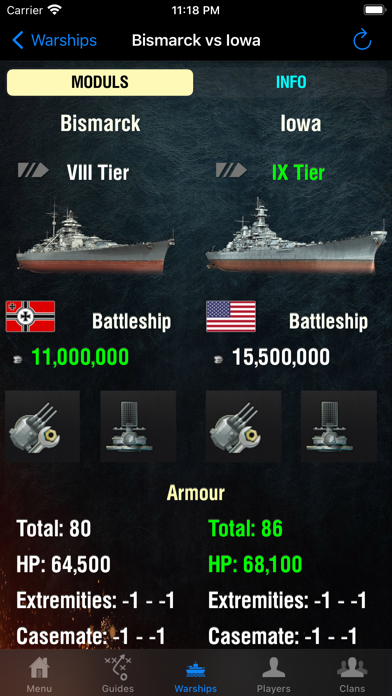 Screenshot #2 pour Guide for WORLD OF WARSHIPS