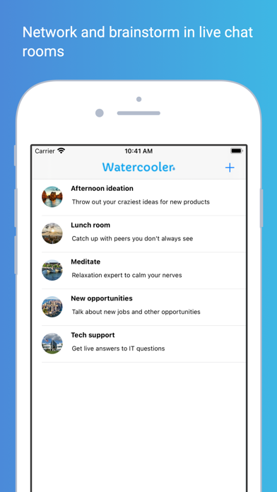 Watercooler: Audio chat Screenshot