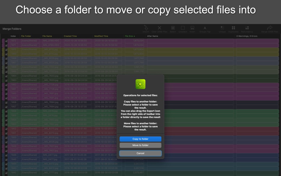 #4. Merge Folders (macOS) 来自: 奇志 熊