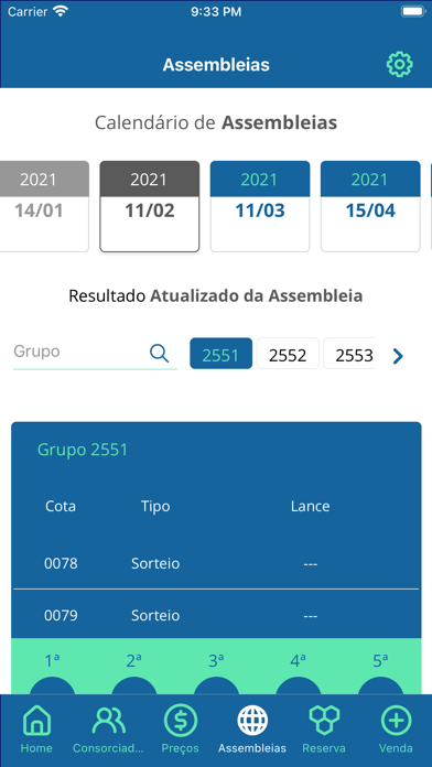 Consórcio Iveco Screenshot