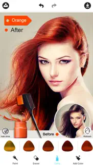 How to cancel & delete hair color dye -hairstyles wig 4