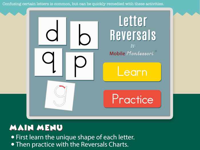 Montessori Letter Reversals