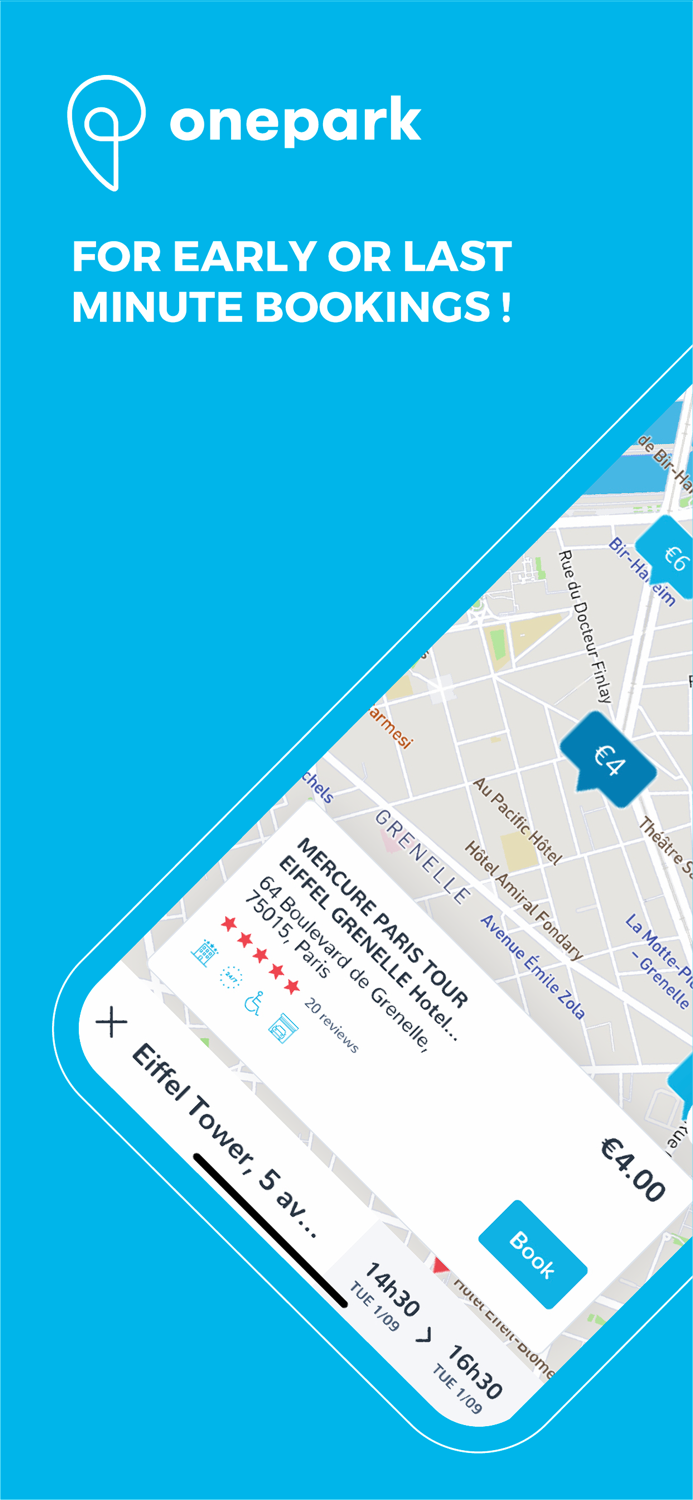 Onepark Book a parking space