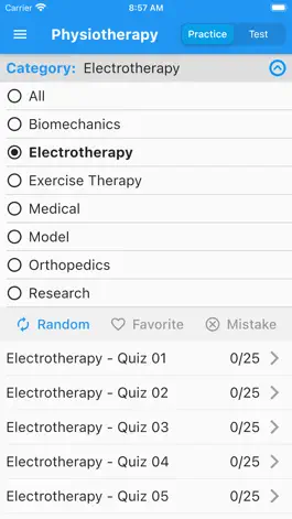 Game screenshot Physiotherapy Quiz mod apk