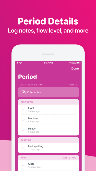 One Period Tracker & My Health screenshot 4