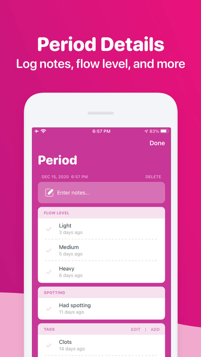 One Period Tracker and My Health