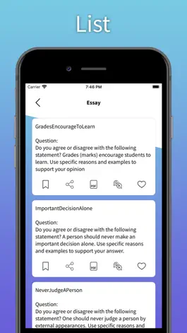 Game screenshot IELTS Essay apk