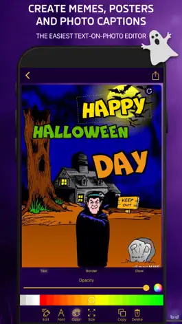 Game screenshot Halloween Cards Maker apk