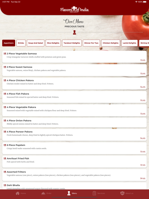Screenshot #6 pour Flavors of India Utah