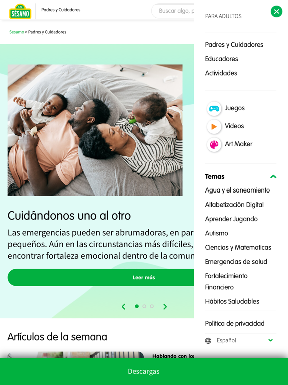 Sésamo iPad screenshot 6 - Education app