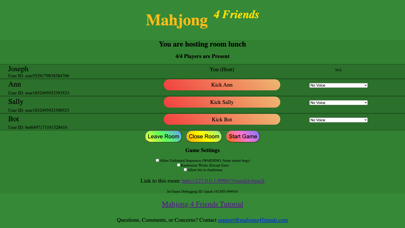 Mahjong4Friends