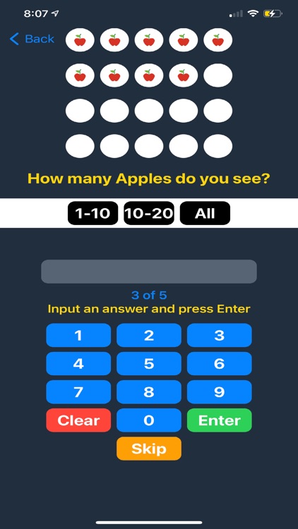 Visual Arithmetic Math Drills
