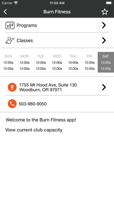MY BURN FITNESS Screenshot
