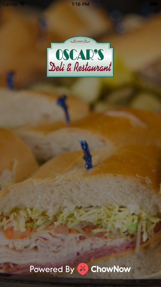 #1. Oscar's Deli (iOS) 由: ChowNow