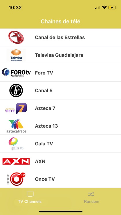 ► TV programación México