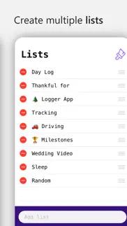 logger - log, track & journal iphone screenshot 4