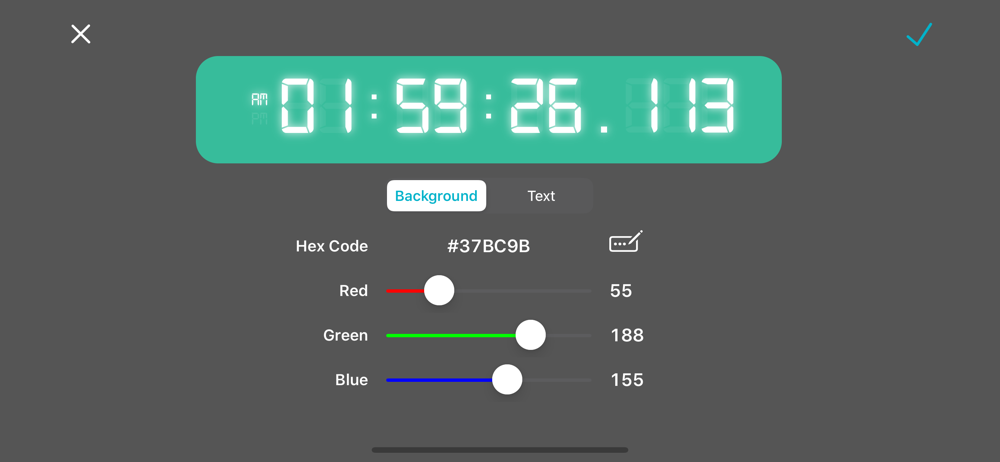 Millisecond Clock screenshot 3