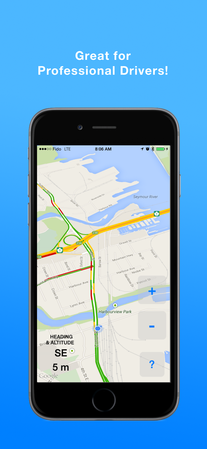 HeadsUp Drive Traffic App