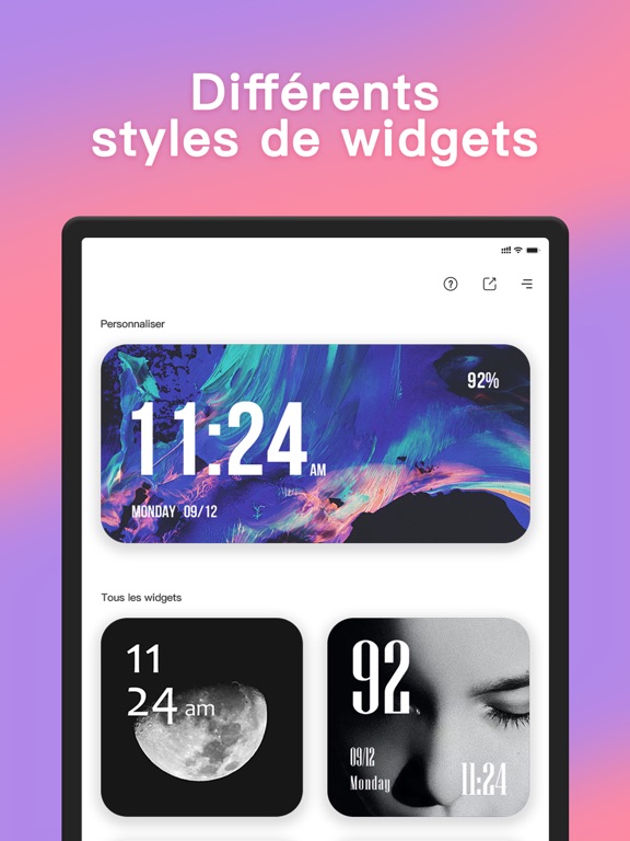 Screenshot #6 pour Widgets Maker