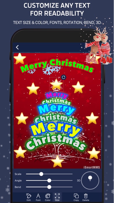 Christmas greetings cardsのおすすめ画像3