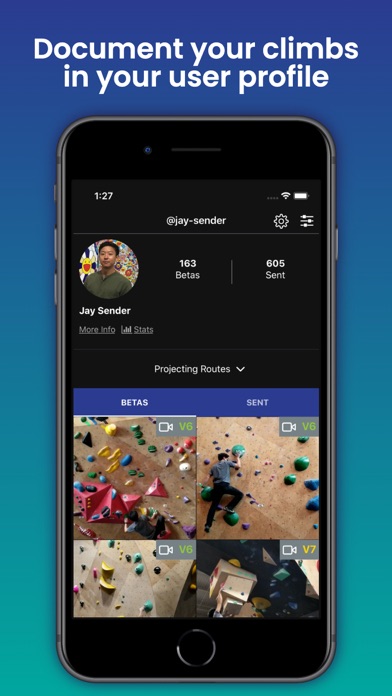 RouteIt Indoor Bouldering Screenshot