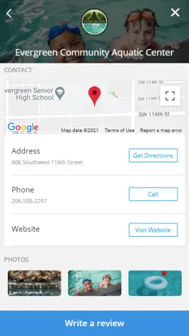 Game screenshot Evergreen Aquatic Center apk