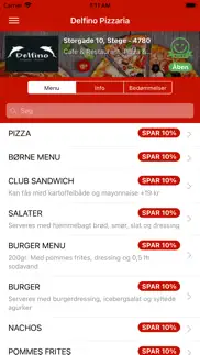 delfino pizzaria iphone screenshot 1