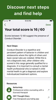 conduct disorder test iphone screenshot 3