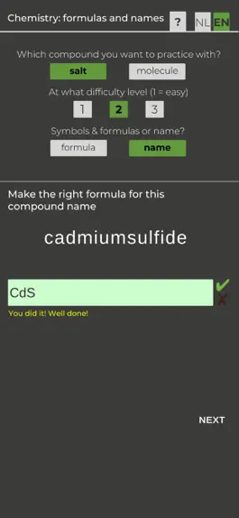 Game screenshot Scheikunde formules & namen mod apk