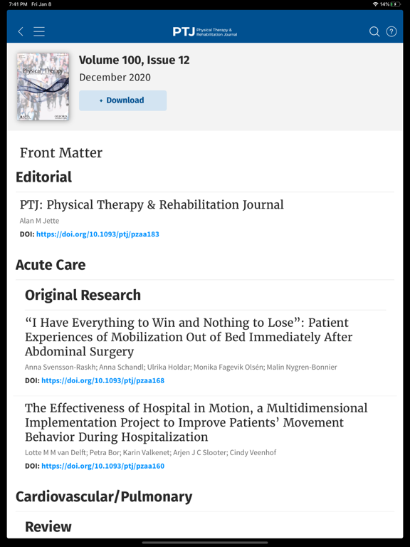 Screenshot #5 pour Physical Therapy Journal