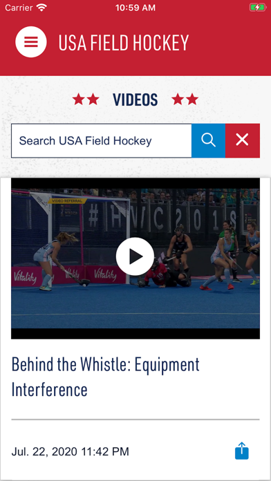 USA Field Hockey Screenshot